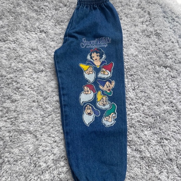 Rare Vintage Snow White & the Seven Dwarfs Kids Jeans - Picture 2 of 5